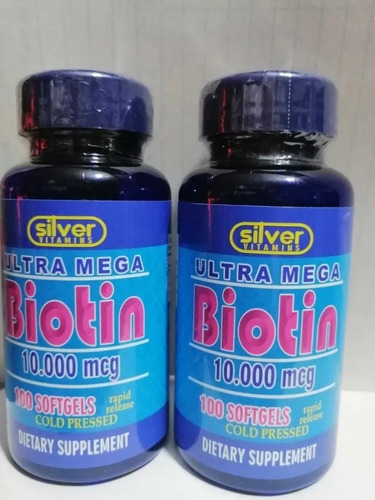 Biotina De 10000 Mg 100 Perlas  D - Unidad a $18750
