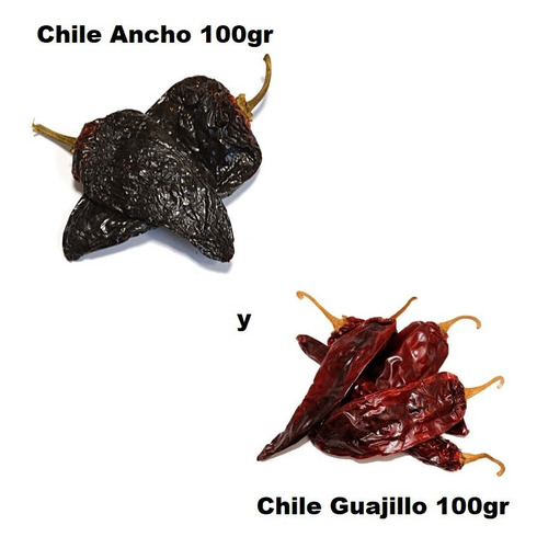 Chiles Secos Mexicanos Ancho Morita Guajillo Puya Arbol 200g