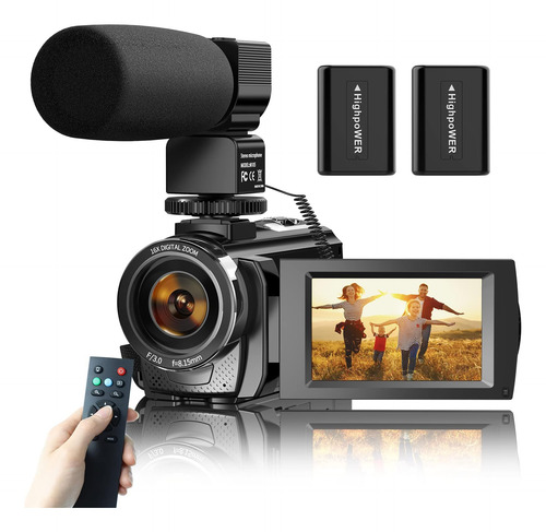 Aasonida Videocámara Para Cámara Digital Vlogging Fhd 1080p