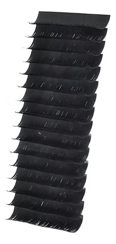 Pestañas Individuales Extenciones Curva C Grosor 0.07 Color Negro 12mm