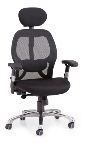 Cadeira de escritório Móveis MGM Presidente New Ergon 009001 ergonômica 