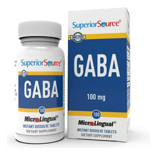 Superior Source Gaba 100 Mg Sublingual Instant Dissolve Tabl