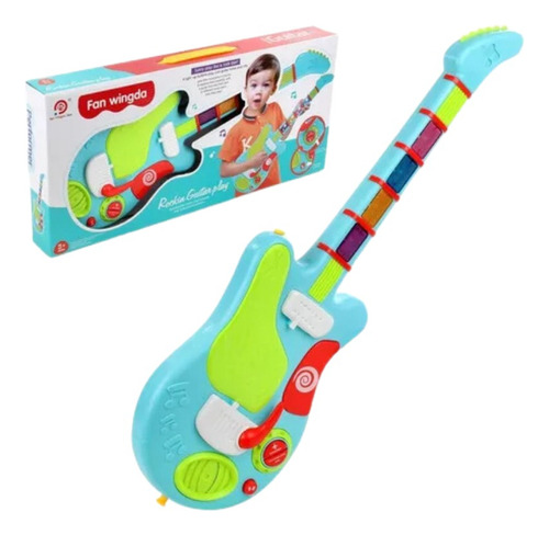 Guitarra Musical Sonidos, 8 Teclas Con Notas Musicales