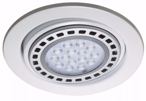 10x Spot Embutir Techo Luz Led Ar111 15w Dimerizable 220v