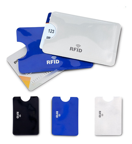 Portatarjetas Becam Bloqueo De Señal Rfid Celulares  X 6 Und