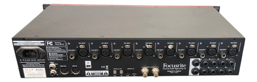 Interface Focusrite Clarett 8prex + Cabo E Adaptador Apple Vermelho (Usado)