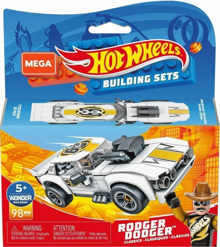 Rodge Dodger Hot Wheels Mega Construx - Mattel Gvm28-gyg33