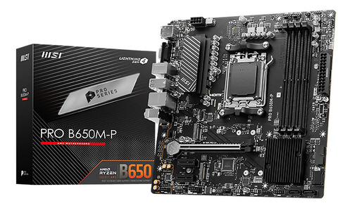 Tarjeta Madre Msi Micro-atx Pro B650m-p Sam5 B650 192gb Ddr5