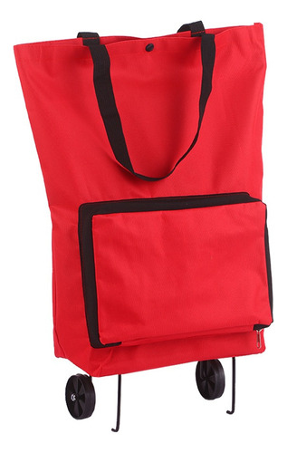 Yn Bolsa Plegable Para Carrito De La Compra Con Ruedas