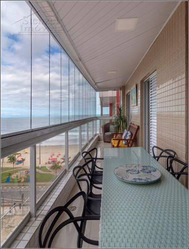 Imagem 9 de 30 de Apartamento Com 3 Quartos (2 Suítes) E Vista Para O Mar No Centro De Bertioga - Ap00313 - 70274933