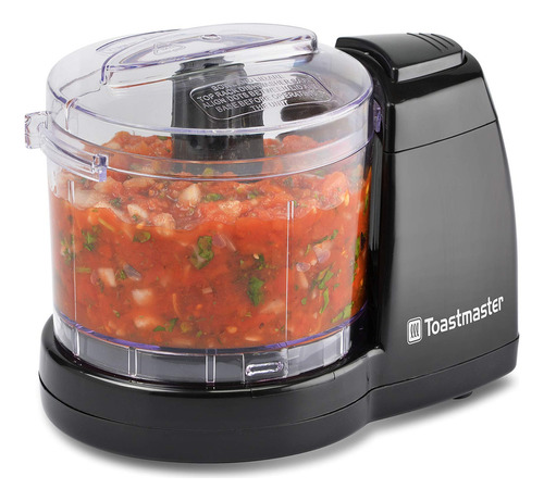 Toastmaster Tm-61mc - Mini Picadora De Alimentos De Un Solo. Color Negro