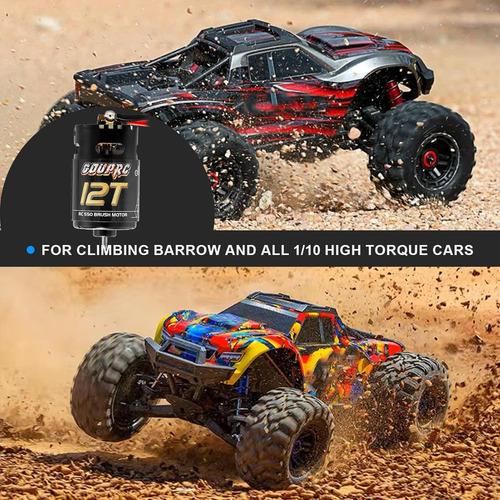 Gouprc 550 12t Motor Cepillado Para Traxxas 1:10 Rc Crawler