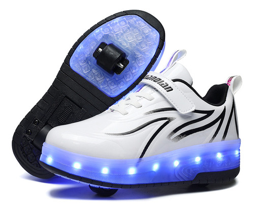 Zapatos Heelys Luminous, Patines De Ruedas Para Estudiantes,