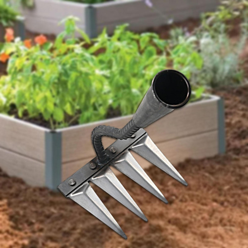 Herramienta De Malezas De Hierba De Jardinería, 4 Dientes