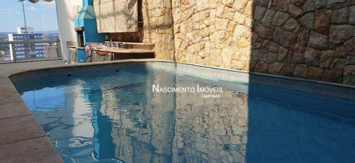 Imagem 8 de 24 de Cobertura Duplex Com Piscina À Venda, 414 M² Por R$ 2.498.000 - Cambuí - Campinas/sp - Co0128