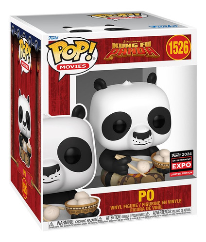 Funko Pop Super Po With Dumplings #1526 E Expo Kung Fu Panda