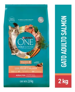 Alimento De Gato Purina One Salmon 2kg