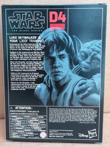 Figuras Star Wars Black Series Luke Skywalker Y Yoda Jedi (Usado)
