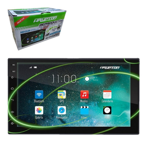 Pantalla Krypton K-771and Mirrorlink Android Bt Usb 16 Gb