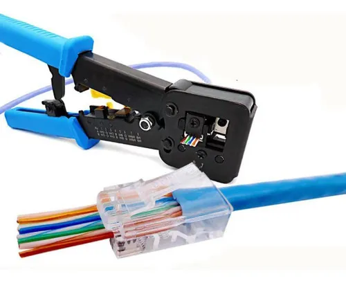 Cable de red de crimpado múltiple Rj45 Ez con fugas