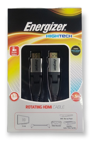 Cable Hdmi Energizer Rotativo 1.5m