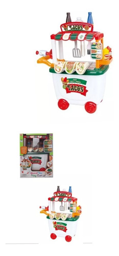 Carrito De Tacos Para Niños De Juguete 