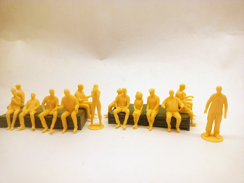 Figura Persona Escala 1/43 X 1 Unidad Maqueta Miniatura 3d