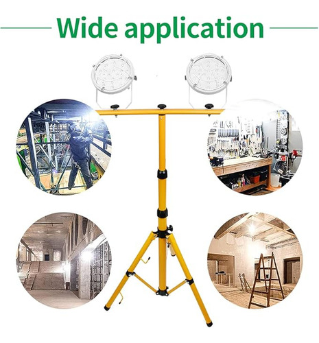 Soporte Base Atril Tripode Para Foco Led 220v O Emergencia