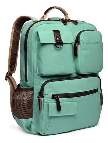 Mochila Para Ordenador Portátil | Verde Menta Vintage