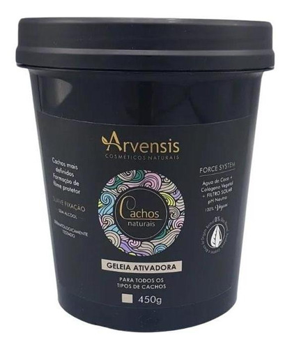 Geleia Ativadora Cachos Suave Fixação 450g - Arvensis