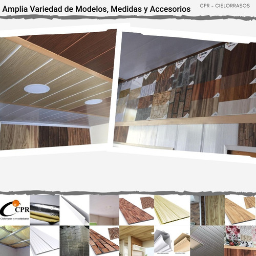 Cielorraso De Pvc Color - Natural - Imitación Madera