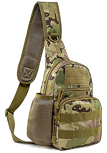 Nucamper Tactical Sling Bag Pack, Military Molle Edc Rover S