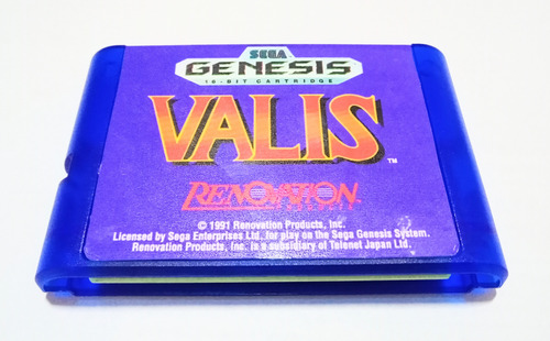 Cartucho Juego Valis Sega Genesis 16 Bits