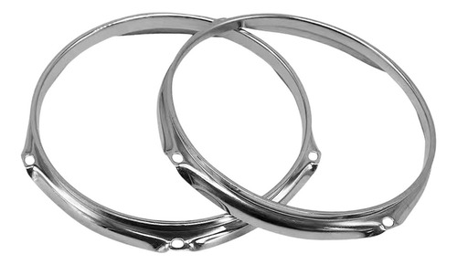 Ri 2pcs Juego De Aro De Bombo Accesorios 14 Pulgadas 6