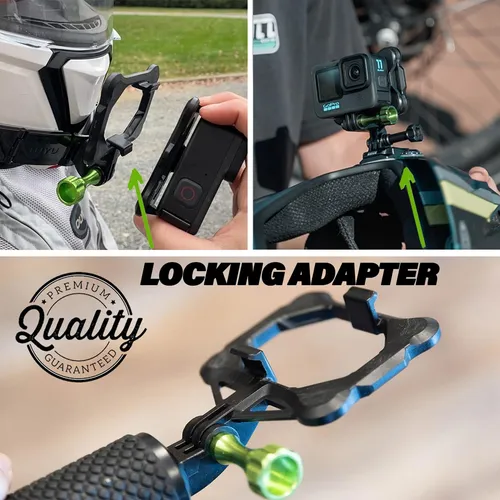 Soporte Para Casco De Cámara De Acción Snap Mounts Pro Para