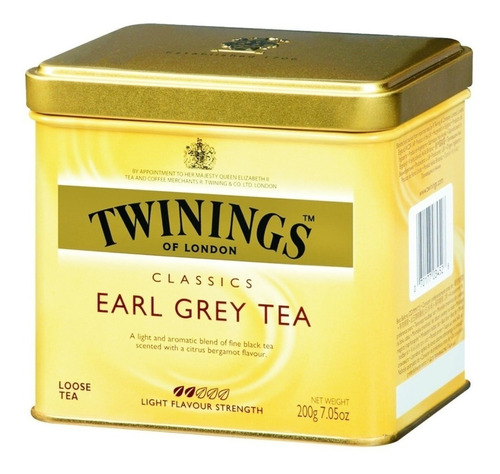 Te Twinings Te Ingles En Hebras Lata 200gr Earl Grey