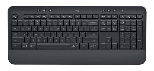 Teclado Logitech Signature K650 Inalámbrico Bluetooth 5.1 Color Del Teclado Negro Idioma Español España