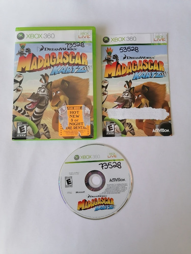 Dreamworks Madagascar Kartz Xbox 360