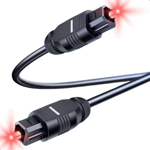 Cabo De Áudio Óptico Digital Toslink 10 Mts Spdif 5.1 Home
