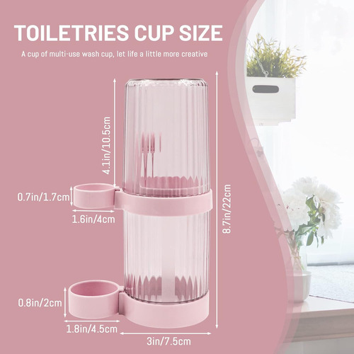 Soporte Para Cepillo De Dientos De Baño Con Taza, Taza Multi