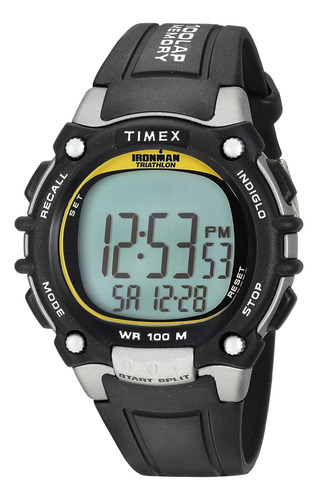 Timex Mens T5e231 Ironman Classic 100 Reloj Con Correa De Re