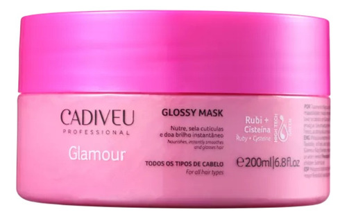 Máscara Glamour Glossy Mask Cadiveu Professional 200ml