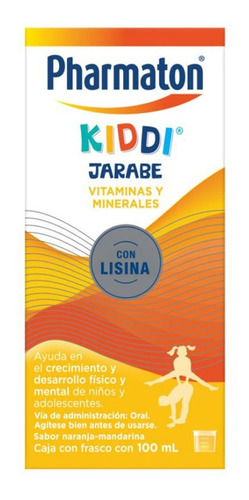 Pharmaton Kiddi Multivitaminico En Jarabe Para Niños 100ml