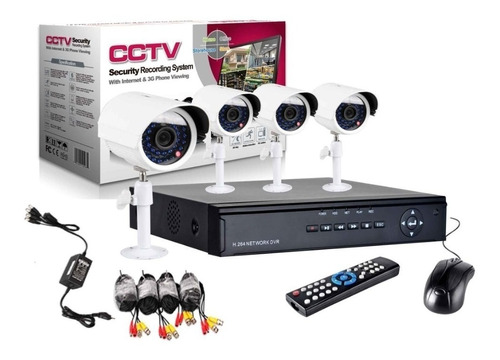 Dvr 8 Canales + Kit De 4 Cámara Bulet 720p Dvr5008k-4