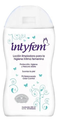 Loción Limpiadora Para Higiene Intima Intyfem 200ml