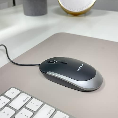 Ratón Inalámbrico Macally Silent - Ratón Usb Delgado Y Compa