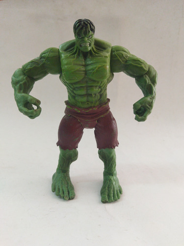 Hasbro Hulk Musculoso 14 Cm Shorts Rojo 2007