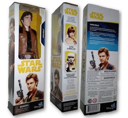 Han Solo Star Wars Original Hasbro Disney Articulado 30cm