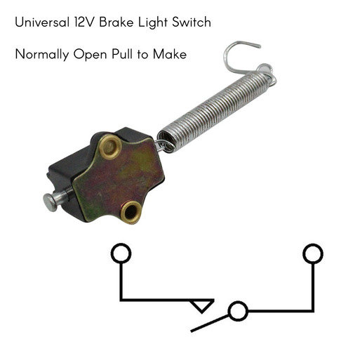 Interruptor De Luz De Freno Universal De 12 V, Normalmente A