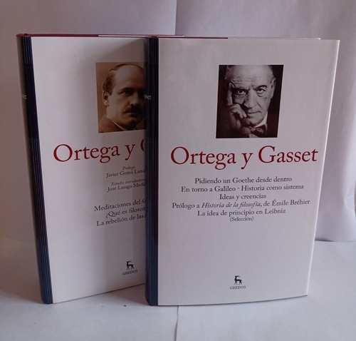 Lote X 2 Libros Ortega Y Gasset